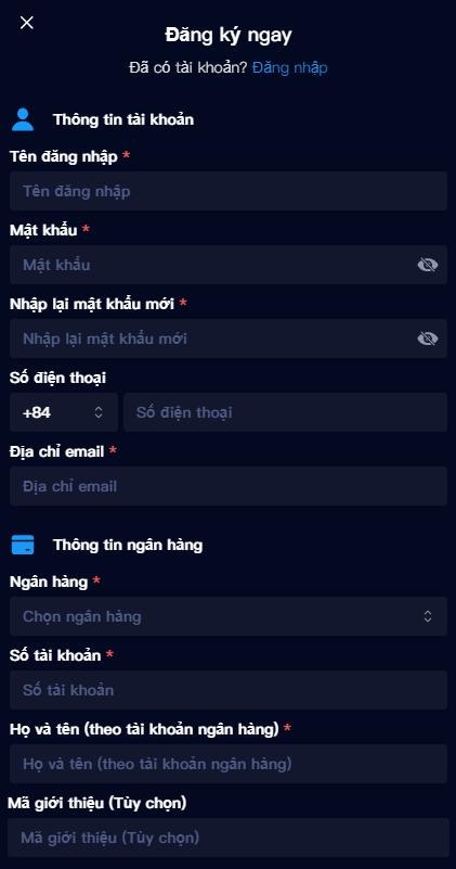 Đăng ký Thắng88