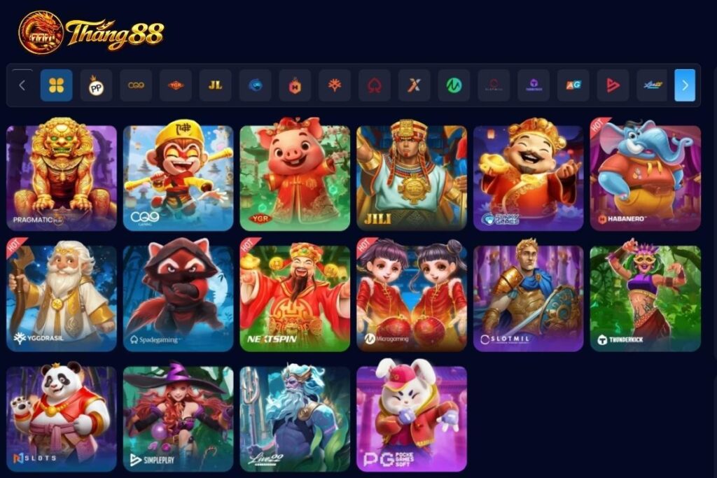 Kho game khổng lồ tại Thắng88
